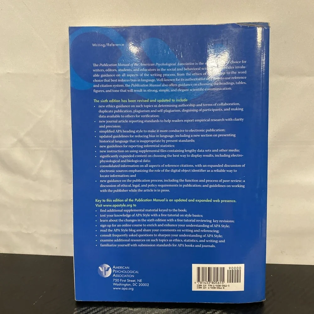 Publication Manual‎ of the American Psychological Association® by American...